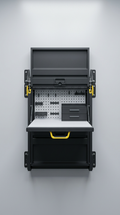 Fold-Out Workbench Module – Compact Design